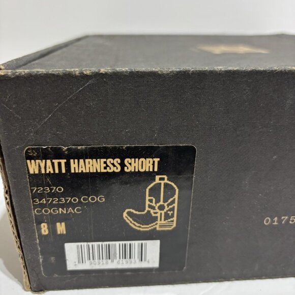 Frye Women’s Wyatt Harness Short Cognac Leather Boots, Size 8 M - Picture 7 of 7